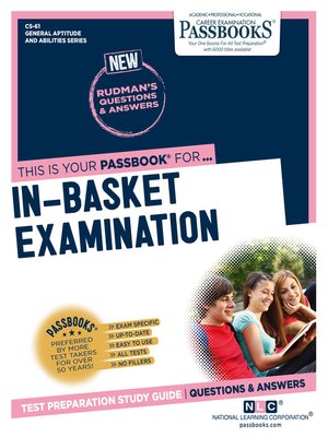 cover image of IN-BASKET EXAMINATION